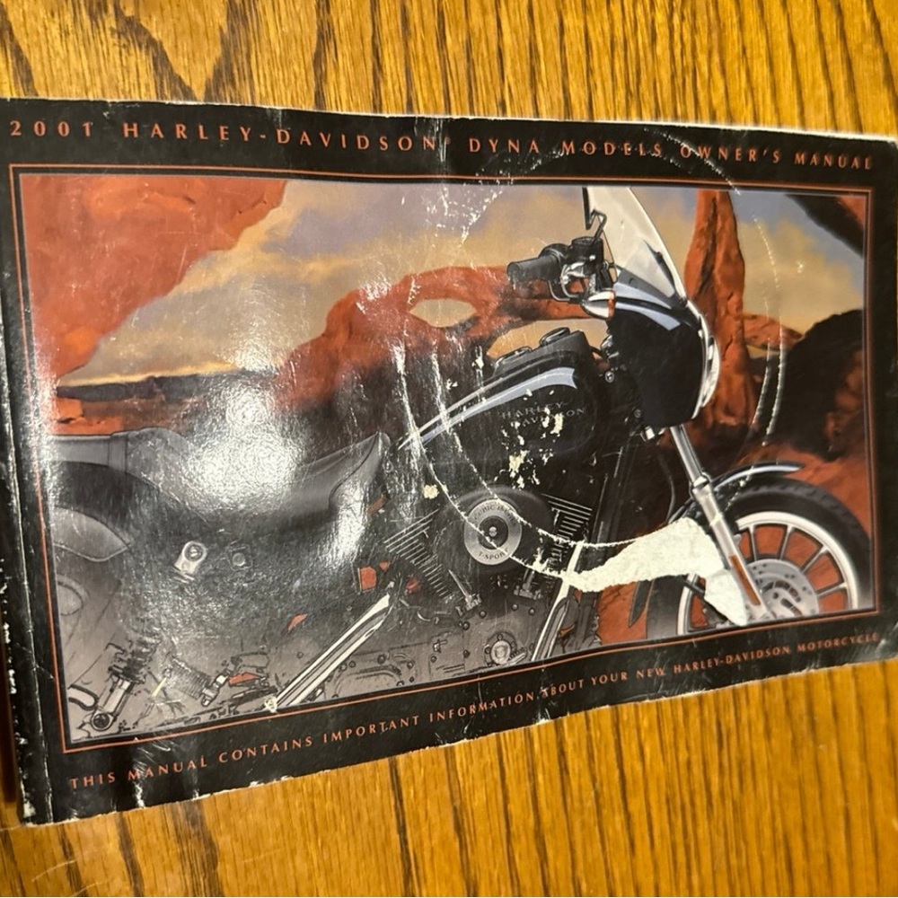 2001 Harley Davidson, DYNA model owners manual